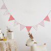 Ins style birthday party flags, colorful flags, flowers, kindergarten decorations, banners, festive decorations, hanging decorations, flag braces
