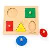 Geometric graphics panel children Montessori teaching aids shape matching wooden puzzle puzzle toys