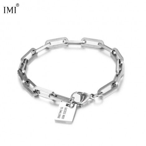 IMI jewelry titanium steel return bracelet fashion brand design simple hip hop ins street style boys and girls jewelry yl169