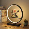 New Chinese table lamp bedroom bedside lamp Zen retro living room creative remote control touch cartoon dimming intelligent table lamp