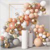 Amazon source: rose gold glitter balloon chain set, birthday party, festive banquet, background wall, atmosphere layout