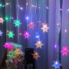 Snowflake Ice strip curtain lamp holiday decoration lamp christmas snowflake color lamp LED star curtain lamp string (directly provided by the manufacturer)