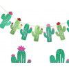 Festive party decoration Mexican cactus birthday flag pulling finalfiesta alphabet flag