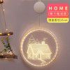 Cross border hot sale Christmas lights 3D hanging lights room decoration modeling bedroom holiday decoration window star light string