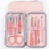 Rose golden eagle nose pliers beauty manicure Manicure Pedicure Knife Set Nail Clipper Set 7-piece set care tools