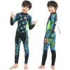 Children's diving suit, boys and girls, winter cold proof and warm snorkeling suit, one-piece sun protection suit, middle school children's swimming suit