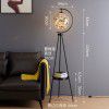 Nordic Light luxury floor lamp living room bedroom bedside creative personality glass ball tripod storage vertical table lamp