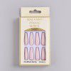 Factory direct sales: matte frosted nail patch, long ballet, finished product, 24 pieces, boxed, wearing nail enhancement tools, nail pieces