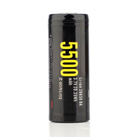 One 26650 lithium battery 3.7V rechargeable battery with protection capacity 5500 strong light flashlight battery