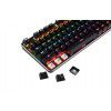 Kaidiwei C500 mechanical keyboard green shaft mechanical keyboard plug-in shaft RGB running lamp effect source factory