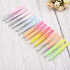 Manufacturer wholesale stainless steel gradient eyebrow clip eyebrow clip tweezers oblique mouth beauty makeup tool set