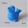 Bath toys: Enamel yellow duck baby children kneading and playing with water duck baby swimming and playing with water soft rubber toys for men and women