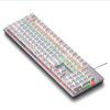 Real mechanical keyboard green axis 104 key cross-border explosion wired backlight USB computer keyboard Amazon eBay wholesale