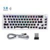 Tm680 / kf068 customized knob Bluetooth mechanical keyboard kit hot plug shaft RGB macro drive 3-mode