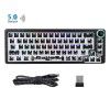 Tm680 / kf068 customized knob Bluetooth mechanical keyboard kit hot plug shaft RGB macro drive 3-mode