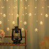 Snowflake Ice strip curtain lamp holiday decoration lamp christmas snowflake color lamp LED star curtain lamp string (directly provided by the manufacturer)