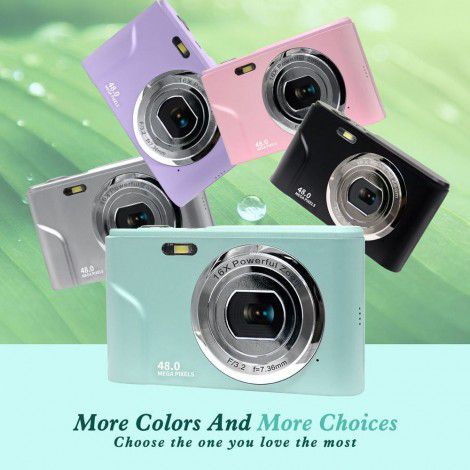 Cross border HD mini digital camera student home camera 48 million pixel HD card machine gift