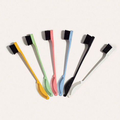 New small fresh eyebrow brush multi-purpose hair breaking brush household makeup eyebrow brush eyelash double head comb brush hair dressing tool
