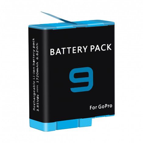 Hero10 / 9 camera battery charging decoding gopro10 / 9 camera high capacity rechargeable battery