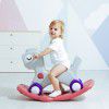 Little horse children rocking horse dual-purpose baby rocking chair car one year birthday gift toy baby rocking horse