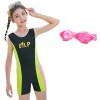 Wholesale Korean ins hot spring small, middle and large children's swimsuit cross-border one-piece professional training clothes girls' swimsuit