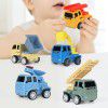 Huili small engineering vehicle toy set children's mini excavator tipper mixer crane toy car wholesale