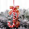 Christmas decorations: soft pottery Santa Claus, snowman, small crutches, candy bars, hanging decorations, Christmas tree decoration, hanging decorations