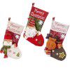 Large three-dimensional Christmas socks, Christmas socks, gift bags, Christmas candy bags, gift bags, Christmas decorations