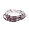 European and American women's diamond Elastic Bracelet color zircon Rhinestone claw chain color diamond bracelet Gem Diamond Bracelet wholesale