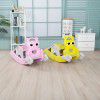 Wholesale children's rocking horse cartoon baby comfort chair 2-in-1 combination slide baby toy Trojan horse