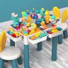 Compatible with LEGO children's multi-functional extra large block table, large particle game table, puzzle learning toys