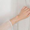 Personality: fashion, broken silver, Jiliang Fu brand bracelet, women's high sense, geometric, versatile bracelet, hand ornament, lovely headpiece