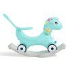 Jumping mouse, Trojan horse, children's toy, rocking horse baby, with music dual-purpose plastic rocking horse, thickened, 1-8 years old