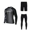 Korean diving suit men's jellyfish suit snorkeling suit split quick drying sun protection long sleeve swimsuit quick drying hot spring suit