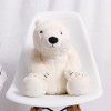 New simulation polar bear plush toys custom cute bear pillow doll mascot big doll wholesale