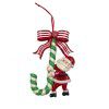 Christmas decorations: soft pottery Santa Claus, snowman, small crutches, candy bars, hanging decorations, Christmas tree decoration, hanging decorations