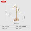 Nordic floor lamp living room bedroom simple post-modern net red bedside lamp light luxury creative vertical table lamp