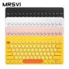 Cross border bow cute mini notebook wireless keyboard mute home office portable USB external small computer