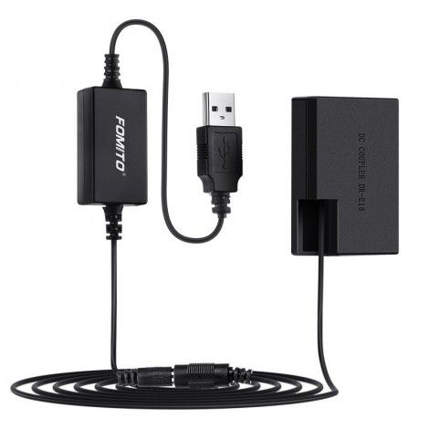 Lp-e17 / E18 dummy battery is applicable to Canon rp750d760dt6i external USB power supply line