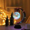 Christmas day led moon shaped lamp living room bedroom study decorative table lamp wholesale iron ball decorative lamp