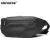 Amazon popular messenger bag, men's waist bag, outdoor running mobile phone bag, multi-functional large capacity chest bag, single shoulder bag