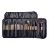 Manufacturer spot 24 cosmetic brush sets, log black, send brush bags, cosmetic sets, brushes, beauty tools, brushes, wholesale
