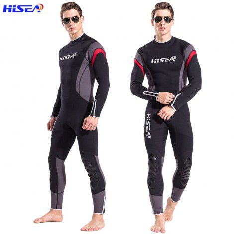 Manufacturer wholesale cold proof 2.5mm wetsuit men's one-piece long sleeve warm swimsuit SCR outdoor snorkeling and surfing suit