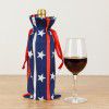Cross border new products American Independence Day red wine bottle cover star spangled banner wine bottle bag holiday decoration gift bag