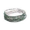 European and American women's diamond Elastic Bracelet color zircon Rhinestone claw chain color diamond bracelet Gem Diamond Bracelet wholesale
