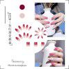 Package mail: Phnom Penh milk tea halo dye nail patch manual wearing nail female student medium long nail patch fake nail