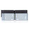 Bluetooth keyboard: two folding keyboards, mobile phone tablet wireless Bluetooth keyboard, mini keyboard, three system universal keyboard
