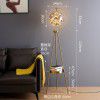 Nordic Light luxury floor lamp living room bedroom bedside creative personality glass ball tripod storage vertical table lamp