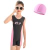 Wholesale Korean ins hot spring small, middle and large children's swimsuit cross-border one-piece professional training clothes girls' swimsuit