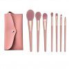 7-12 nude pink makeup brushes, full set of Cangzhou powder brush, eye shadow brush, powder Blusher Brush, makeup mirror, beauty tools